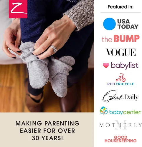 Vista 6 de Zutano Botines unisex de forro polar para bebé, suela suave y antideslizante, calcetines para bebés y niños pequeños, niñas y niños de 3 a 24 meses