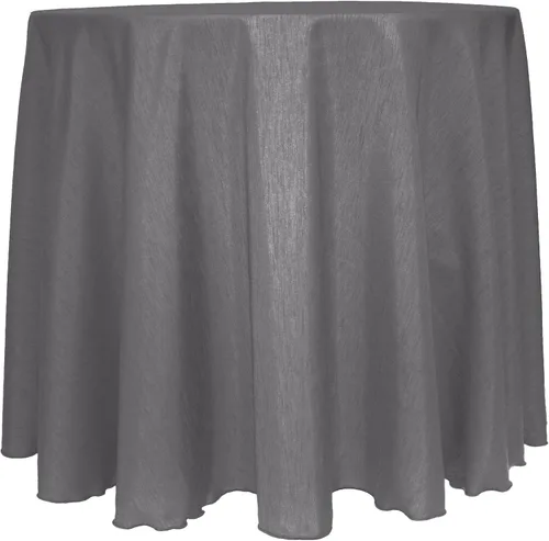 Vista 33 de Mantel reversible de satén Shantung de Ultimate Textile Majestic 96" redondo, Satin, Paquete de 2