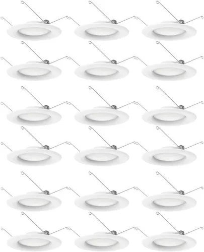 Vista 4 de Satco S11641 - Foco empotrable LED de 9.2 W, paquete de valor, 5-6 pulgadas, blanco, paquete de 6