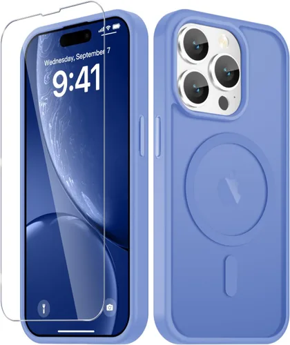 Vista 1691 de Funda para Google Pixel 10 Pro XL, cubierta magnética mate, color negro Fit for MagSafe, Screen Protector included, Shockproof Military Grade