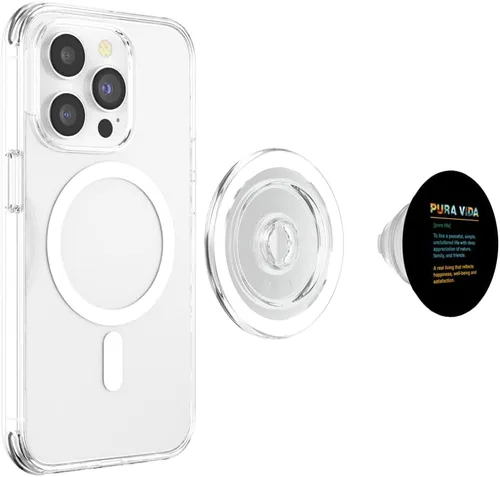 Vista 4 de Pura Vida Definition Happiness & Simple Life Centroamérica PopSockets MagSafe PopGrip para iPhone