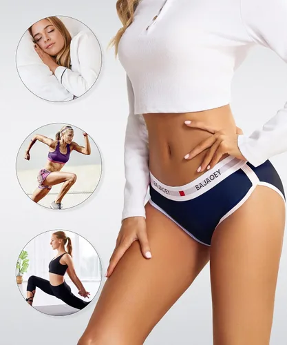 Vista 3 de Ropa interior de algodón para mujer, bragas atrevidas para mujer, bikini cómodo