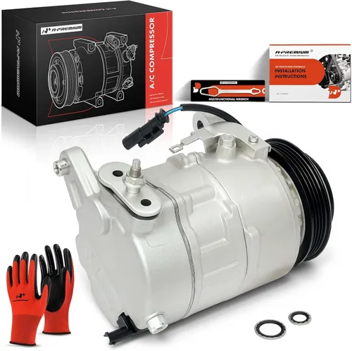Vista 10 de A-Premium Compresor de aire acondicionado con embrague Compatible con Chevrolet Silverado 1500 2019-2024, Silverado 2500/3500 HD 2020-2025 y GMC