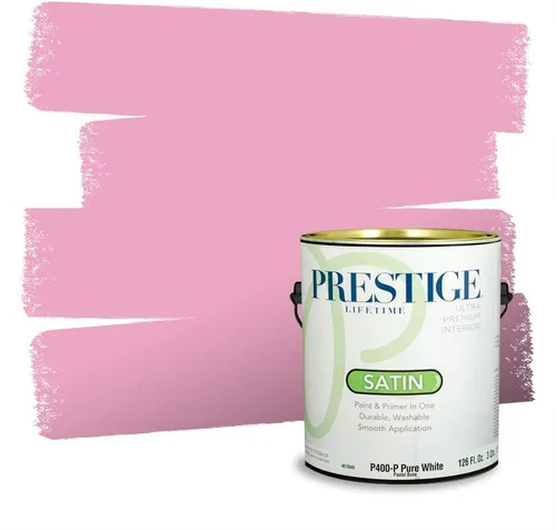 Vista 76 de Prestige Paints Pintura exterior e imprimación en uno, 1 galón, plano, coincidencia comparable de Valspar* Amber Rose*