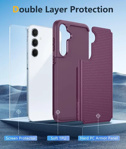 Vista 193 de FNTCASE Funda para iPhone 17 Pro: Fundas delgadas translúcidas de color azul claro compatibles con MagSafe, protección completa de la cámara