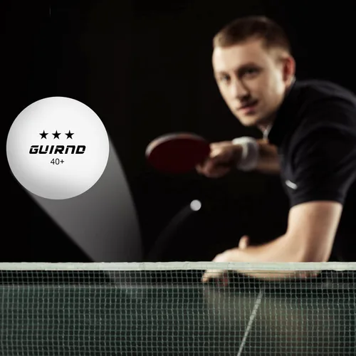 Vista 4 de 20 paquetes de pelotas de ping pong, pelotas de tenis de mesa de 3 estrellas, más de 40 pelotas de pong para competencia y juego recreativo, pelota