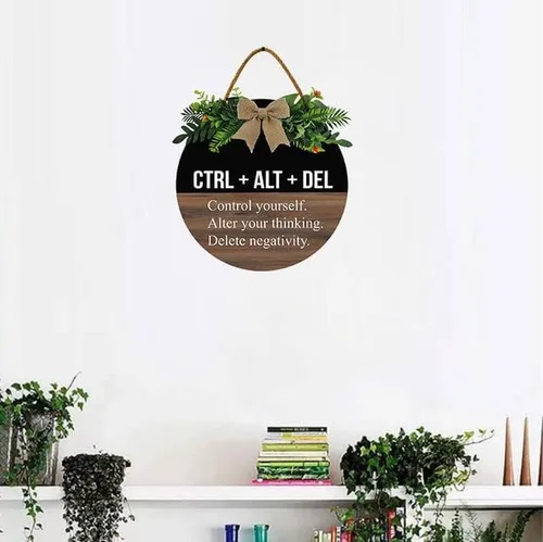 Vista 4 de KPSheng Letrero inspirador motivacional para colgar en la puerta, para negocios en casa, oficina, terapeuta, clínica, tratamiento, salón o uso