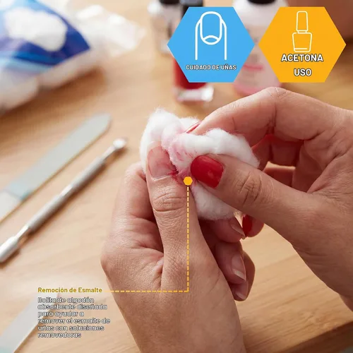 Vista 6 de MED PRIDE Bolas de algodón 100% puro,Ultra suave y absorbente,No estéril,300 Ct