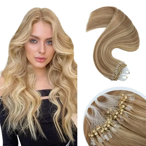 Vista 9 de Extensiones de cabello humano con punta en U, con queratina de fusión caliente, extensiones de cabello humano real, extensiones de cabello Remy