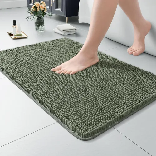 Vista 59 de LOCHAS - Alfombra de baño de lujo lanuda de 24 x 17 pulgadas, color beige