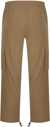Vista 9 de Pantalones cargo para hombre 2024, ajuste relajado, ropa casual de trabajo, urbano, color caqui, pantalones deportivos holgados con bolsillos