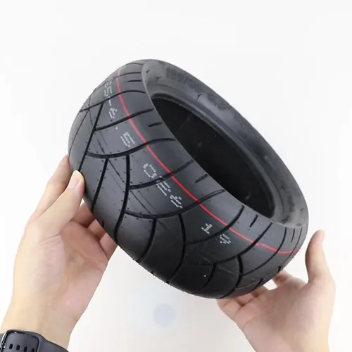 Vista 3 de Neumático de repuesto sin cámara a prueba de explosiones de goma resistente de 11" 100/55-6.5 para neumático 90/65-6.5 de scooter eléctrico, ATV