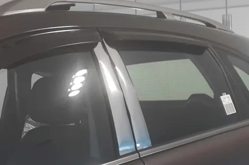 Vista 5 de AUTOCLOVER - Deflector de visera ahumada para ventana, protector de ventilación de lluvia y sol, compatible con Captiva Sport 2012-2015