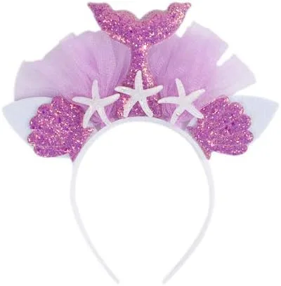 Vista 9 de JerrisApparel Disfraz de sirena de princesa para niñas, vestido de fiesta de lentejuelas