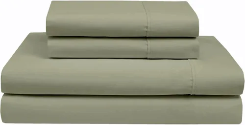 Vista 8 de Rajlinen Juego de sábanas de algodón Giza tamaño Queen, 100% algodón egipcio Giza certificado, juego de sábanas de lujo de 4 piezas, bolsillo