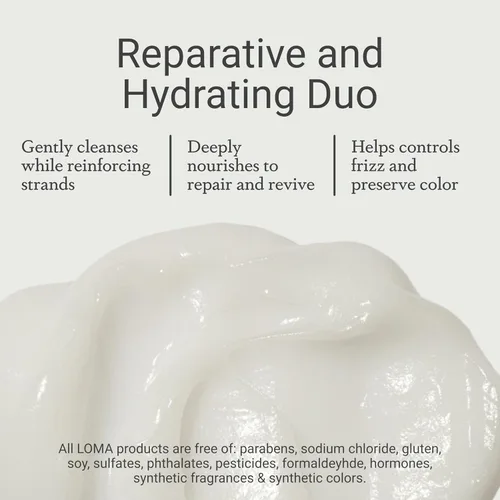 Vista 5 de Loma Hair Care - Champú y Acondicionador Nutritivo Duo