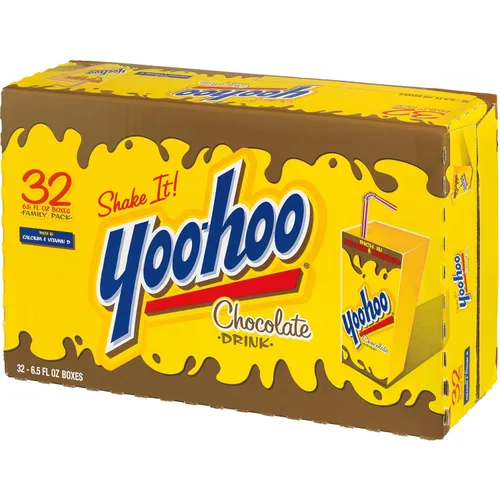 Vista 6 de Yoo-hoo Bebida de chocolate, cajas de 6.5 onzas líquidas, paquete de 32