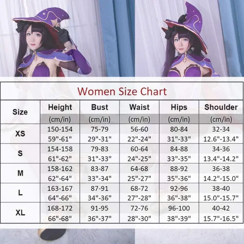 Vista 7 de Genshin Impact Mona - Disfraz de cosplay para mujer, astrólogo, juego completo para Halloween Carnaval