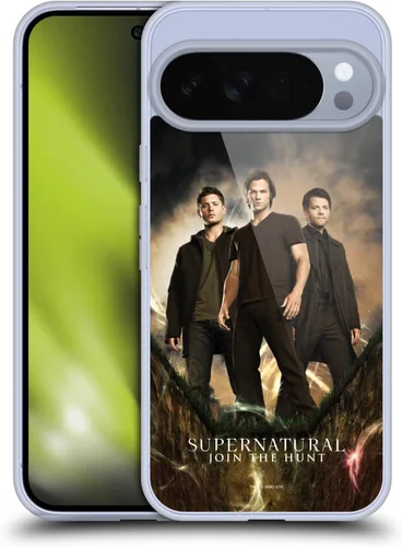 Vista 59 de Head Case Designs Supernatural Sam, Dean & Castiel Key Art - Funda de gel con licencia oficial [protección de grado militar] compatible con Google