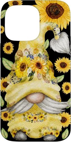 Vista 13 de Sunflower Gnome for Summer Garden Mom Cute Floral Pattern Case for iPhone 17