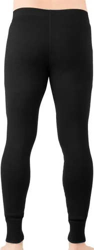 Vista 2 de MERIWOOL Capa base para hombre, 100% lana merina, peso pesado, 14.11oz, pantalones térmicos