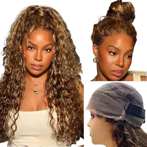 Vista 31 de Pelucas de cabello humano con encaje frontal de 13 x 6 pulgadas, color borgoña 99j