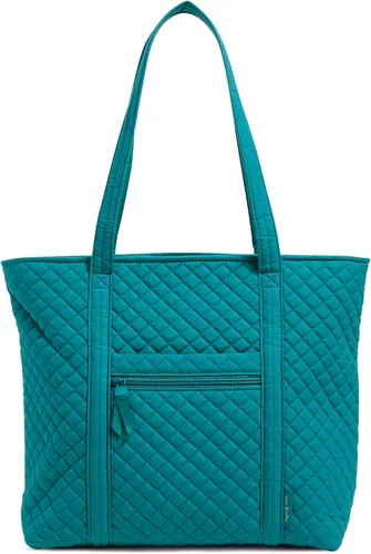 Vista 21 de Vera Bradley Bolso tote Vera de algodón para mujer Amatista Plaid - Algodón Reciclado