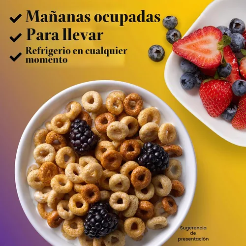 Vista 7 de Cheerios multigrano, cereales para el desayuno saludables para el corazón, sin gluten, 9 onzas