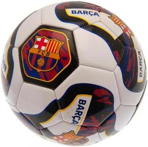 Vista 3 de Balón de fútbol FC Barcelona Tracer (5) (negro/rojo clarete/blanco)
