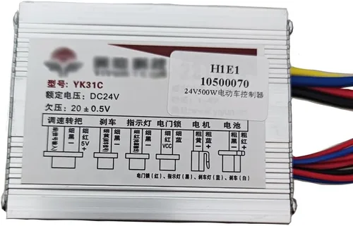 Vista 4 de 24v 24 voltios 500w motor cepillo controlador de velocidad para bicicleta eléctrica bicicleta scooter