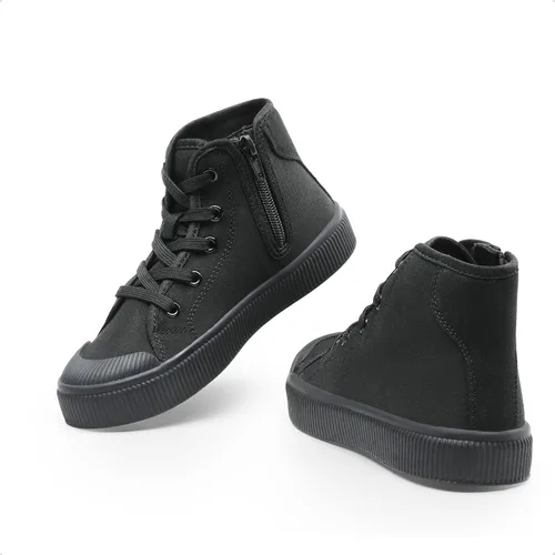 Vista 5 de DREAM PAIRS Zapatos deportivos de lona para niños y niñas, zapatos casuales para caminar