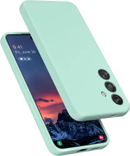 Vista 30 de Diseñado para Galaxy S24+Plus Carcasa, de silicona líquida, de gel, a prueba de golpes, con suave forro de microfibra, compatible con Galaxy S24