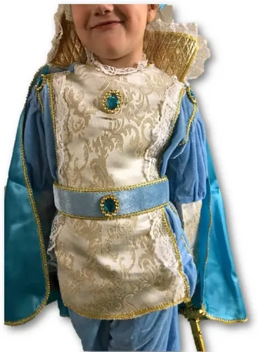 Vista 3 de Disfraz renacentista de lujo, del príncipe Tudor, Romeo y Shakespeare, talla 6, Multi