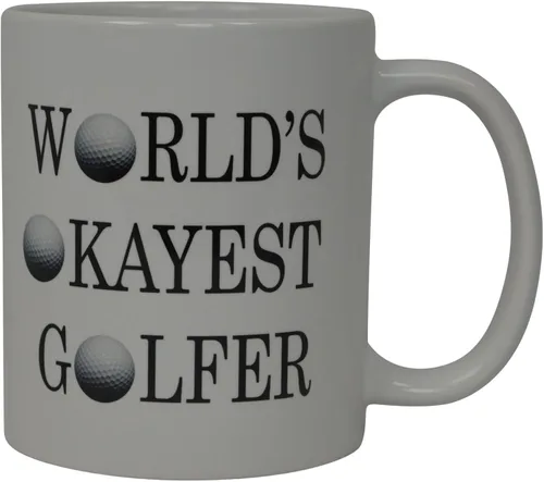 Vista 2 de Rogue River Tactical Divertida taza de café de golf del mundo con la novedad de la taza de golfista más buena del mundo, idea de regalo para papá