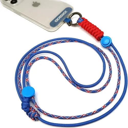 Vista 11 de Cordones para teléfono celular alrededor del cuello, cordón de muñeca para llaves, cordones para insignias de identificación, cordón ajustable