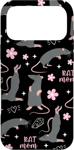 Vista 22 de Funda para iPhone 13 Pro Max Rat Mom Cute Rat Owner Keeper Pet Lover
