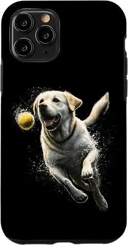 Vista 29 de Yellow Labrador Retriever Chasing a Ball Labrador Retriever Case for iPhone 17