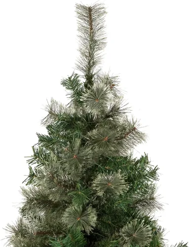 Vista 5 de Northlight Árbol de Navidad artificial de pino de cachemira de Oregon mediano sin luz, 6.5 pies, verde
