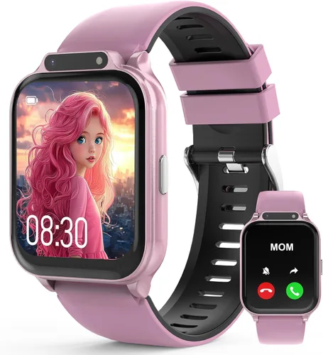 Vista 12 de Reloj inteligente para niños de 1.85 pulgadas con rastreador de fitness, monitor de sueño, más de 22/100 modos deportivos, esfera de bricolaje, IP68