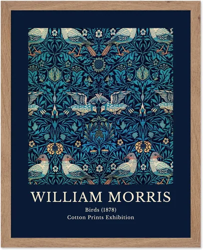 Vista 39 de Poster Master Impresión Vintage del Ladrón de Fresas - Póster Retro de William Morris - Arte de Patrón Floral - Regalo para Hombres y Mujeres
