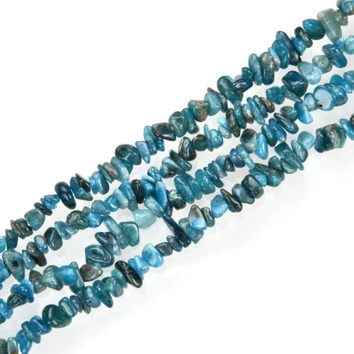 Vista 51 de Adabele Cuentas sueltas de gema de Amazonita azul natural de 31 pulgadas, astillado, con agujero perforado, forma libre, de 5 mm a 8 mm, separador