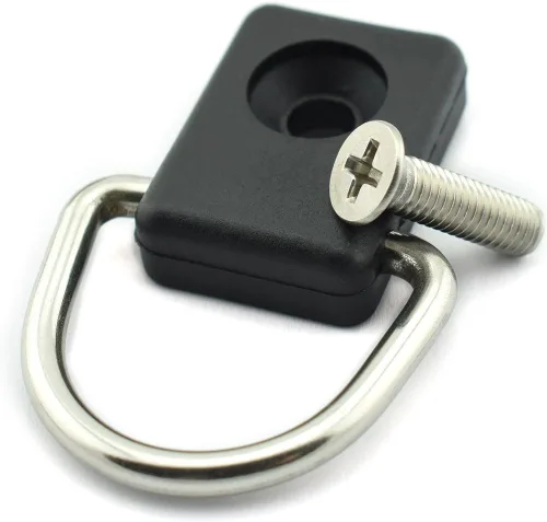 Vista 3 de HJ Garden Anillo D para kayak con kit de tornillos, canoa, barco, pesca, aparejo, vela, camping, accesorios de hardware de seguridad, kit de amarre
