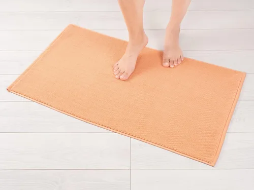 Vista 37 de American Soft Linen - Alfombra de baño antideslizante, 100% de algodón, 17 x 24 pulgadas, alfombras de baño lavables, tapetes peludos, color beige