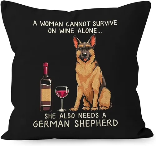 Vista 8 de Divertida funda de almohada de lino y algodón con frase "It's Not Dog Hair" con purpurina y frase "It's Not Dog Hair", regalos de Welsh Terrier