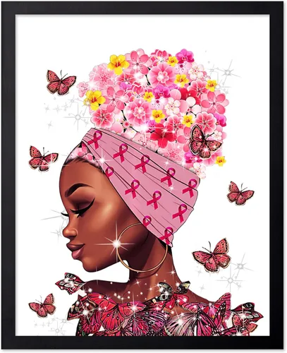 Vista 25 de Poster Master Póster motivacional vintage, impresión inspiradora retro, regalo para chica afro, amiga, reina negra, mujer afroamericana