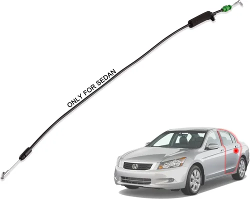 Vista 8 de Cable de puerta para pasajeros compatible con Honda Accord Sedán 4 puertas 2003-2007, cable de cierre de manija interior para puerta delantera