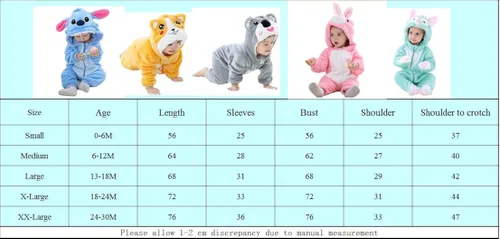 Vista 7 de Mono unisex de franela de invierno y otoño traje de cosplay de animales