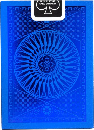 Vista 4 de Tally-Ho MetalLuxe - Juego de cartas azules