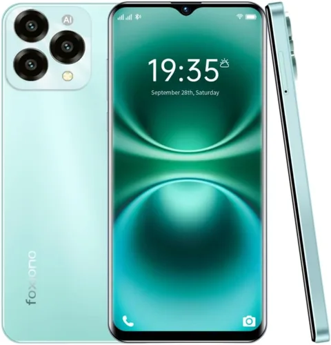 Vista 10 de Teléfono celular, teléfono inteligente Android desbloqueado, pantalla Octa-Core 6.52 pulgadas HD+ 90Hz, batería de 4000 mAh, perfecta para negro