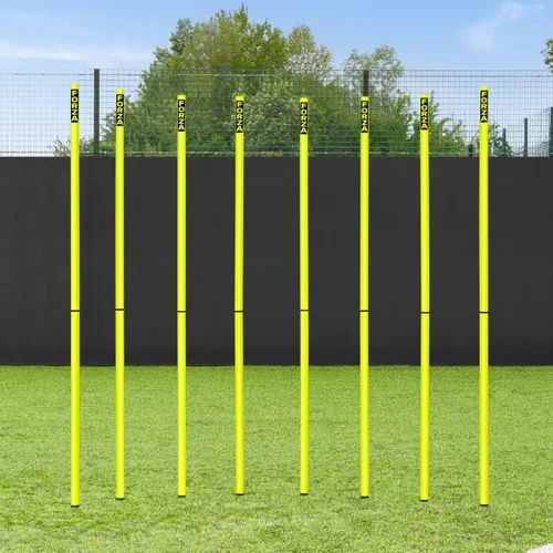 Vista 29 de FORZA Slalom - Bastones de agilidad Mejora la resistencia, la velocidad y el juego de pies Opciones de color, tamaño y base de goma disponibles